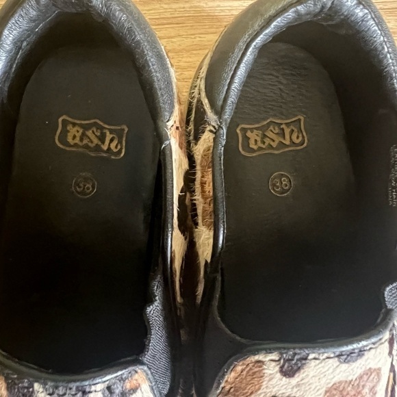 Ash Jungle Cheetah Leather Slip-On Platform Trainers - Picture 4 of 7